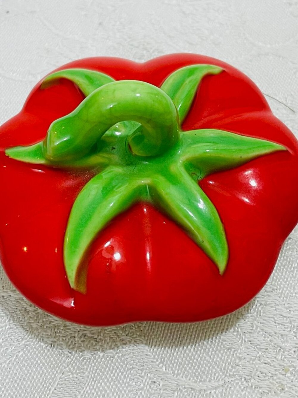 Missing a Lid? ~ Pantry Pride TOMATO Sugar Bowl Lid ONLY